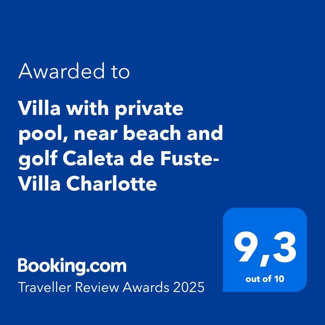 Villa With Private Pool, Near Beach And Golf Caleta De Fuste- Villa Charlotte Costa De Antigua Exterior photo